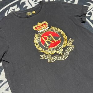 Polo Ralph Lauren Black Cotton T-Shirt